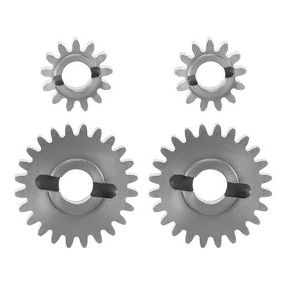 INJORA Stainless Steel 13/24T Underdrive Portal Gears Set for 1/18 RC Crawler Redcat Ascent-18 Upgrade - size: 13/24T