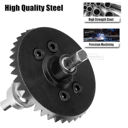 13-37T Differential Gear w/Slipper Clutch Upgrades Part for 1/10 4WD Slash 4x4,Rustler 4x4,Stampede 4x4,Bandit 4x4,XO-1,Steel Front Rear Gearbox Gears