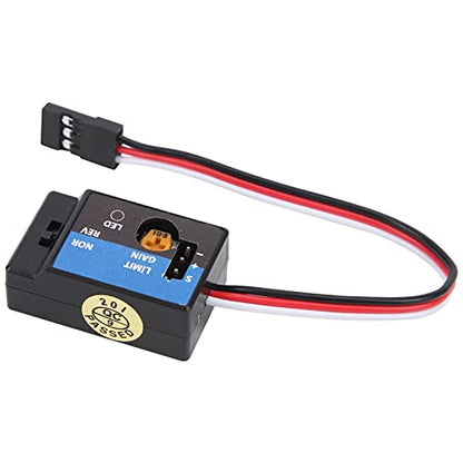 Mini RC Racing Car Gyro for High Drifting Stability for WPL D12, Portable Analog and Digital Steering Gear for RC Cars, Suitable for WPL D12
