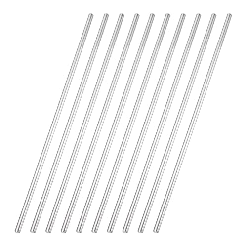 MECCANIXITY 10 Pack Dowel Pin Wheel, 4x100mm Steel Hex Wheel Hub Nut Pin Replacement for DIY RC Car Truck Boat Helicopter Model Part, Silver - size: 4x100mm