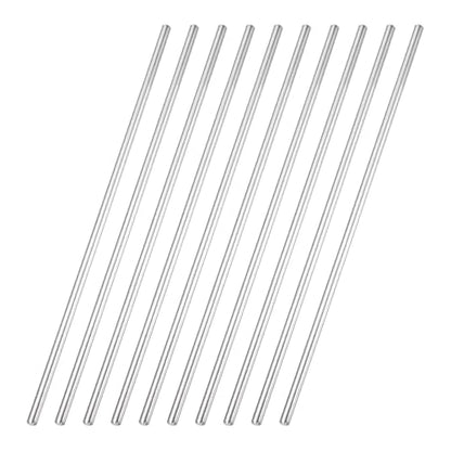 MECCANIXITY 10 Pack Dowel Pin Wheel, 4x100mm Steel Hex Wheel Hub Nut Pin Replacement for DIY RC Car Truck Boat Helicopter Model Part, Silver - size: 4x100mm