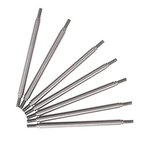 7PCS Stainless Steel Straight Pull Rod Linkage Tie Rod RC Upgraded Parts for REDCAT GEN8 RC Car - color: Straight Pull Rod