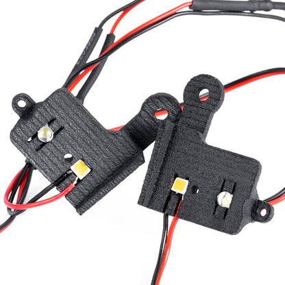 RC Car LED Lights Kit Front & Rear Light Lamp Taillight Headlight Compatible with Tra-xxas TRX4M F150 1/18 RC Crawler Car Upgrade Parts Accessories