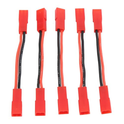 JST Female to JST Female Connector Strong 22AWG Cable Plug for RC Car Kit 5PCS Pack