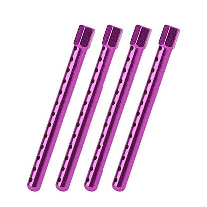 RC Body Post Mounts, 4 Pack Aluminum Alloy Body Supports for 1/10 Scale RC Cars Enthusiasts and Off-Road Racing