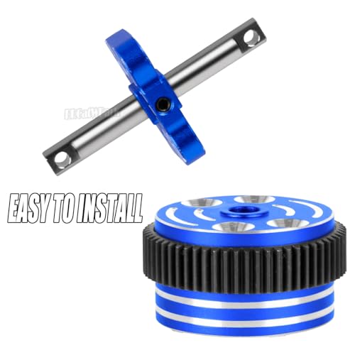 RC Differential Locker Spool Diff Case Mounts & Differential Case Upgrades Part for 1/10 Slash 2WD VXL/Stampede 2WD VXL XL-5/Rustler 2WD VXL XL-5/Bandit 2WD VXL,Navy Blue - color: Navy Blue - (Upgrades Part)