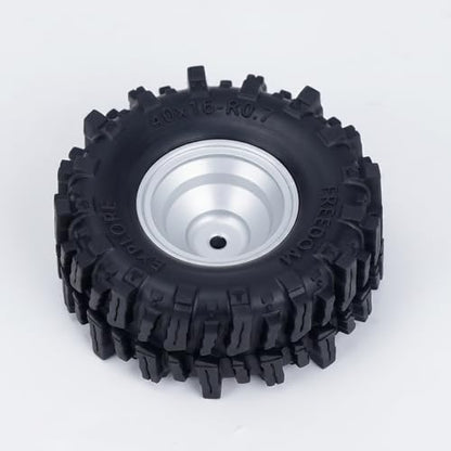 DJX 40 * 16mm 0.7" Tires Super Soft & Sticky Tire for Axial SCX30 Redcat Ascent-32 1/30 1/32 RC Crawler Car Upgrades Parts