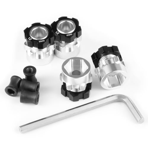 RC Hex Hub 12mm(+6mm) Brass Wheels Hex Hub Extension Hex Drive Adapter for Tra-xxas Slash 4X4 VXL