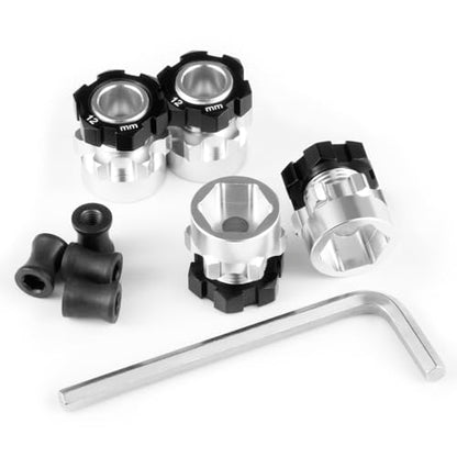 RC Hex Hub 12mm(+6mm) Brass Wheels Hex Hub Extension Hex Drive Adapter for Tra-xxas Slash 4X4 VXL