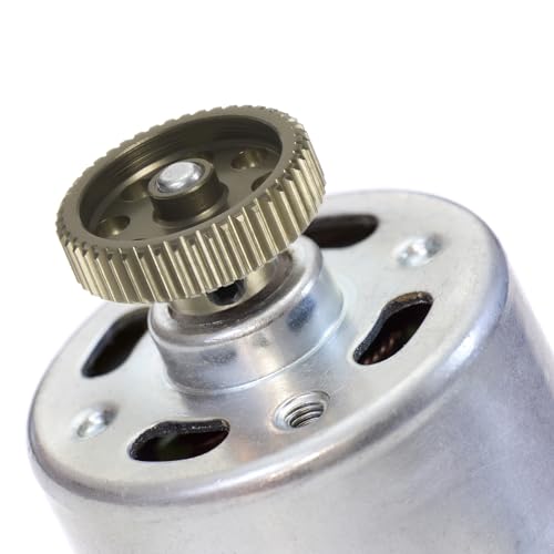 uxcell 64P Pinion Gear Set 3.175mm (1/8") Shaft 41T 42T 43T 44T 45T Aluminum Alloy Motor Gears with Step for 1/10 RC Car (5pcs)
