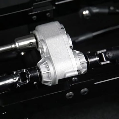RC Upgrade Parts for Axial for SCX10 D90 D110 1/10 RC Crawler Car Metal Gearbox Transfer Case Upgrade Parts Remote Control Car Repair Parts