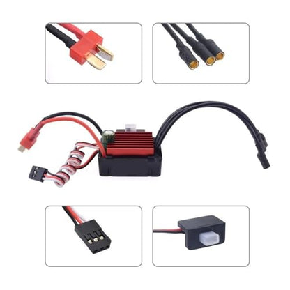 CYW069 / 2845 Brushless Motor 35A Waterproof ESC Combo for 1/12 1/14 1/16 RC 3100KV Propulsion System Motor