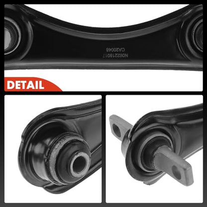 A-Premium Rear Right Upper Control Arm, with Bushing | Compatible with Honda Civic Civic 1988-2000, Civic del Sol 1993-1997, CR-V 1997-2001, Acura EL 1997-2000, Integra 1997-2001