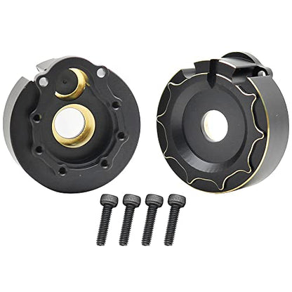 RC Brass Portal Housing Counterweight Set Brass Counter Weight for 1/10 RC Crawler Car TRX-4 TRX-6 Upgrade Parts (2pcs F) - color: F