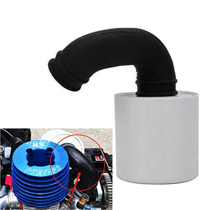 RC 1/8 Air Filter Cleaner Upgraded Parts Fit SH.28 Engine & 27mm Electric Roto E-Start Power Starter Drill Plate Nitro Engine Backplate Power Back Cover 11011