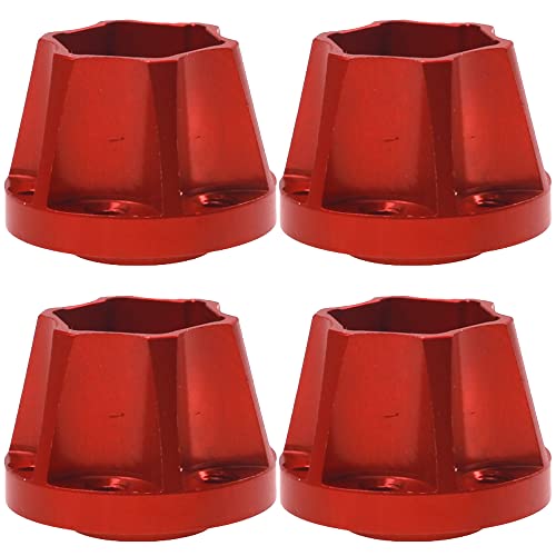 ShareGoo Aluminum 12mm Wheel Hex Hub Extension Adapter Compatible with 1.9 2.2inch Beadlock Wheel Rim Axial SCX10 TRX-4 Gen7 D90 1/10 RC Crawler Car (15mm) - size: 15mm