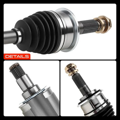 A-Premium Front Driver or Passenger Side CV Axle Shaft Assembly | Compatible with Toyota 4Runner 1996-2002, Tacoma 1995-2004, 4WD Only, Not for Lifted Truck, Replace# 4343004020, 4343035030