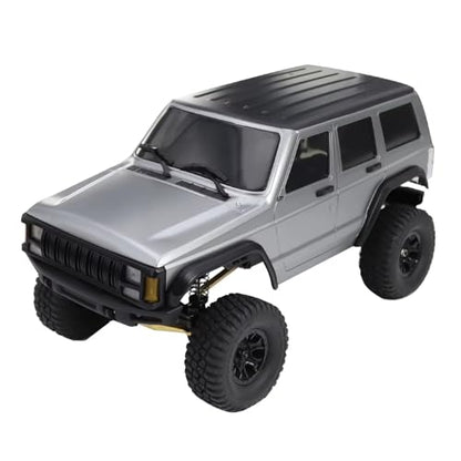 RC car Components Compatible with TRX4M for Bronco 1/18 RC Crawler Car Upgrade Parts Special Material Hardtop Shell with Bumper 6.10in Wheelbase(Gray) - color: Gray