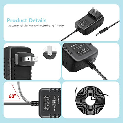 12V 2A AC Power Adaptor for Vision Fitness Elite X6200 HRT Folding Elliptical Power Supply Cord Cable PS Battery Wall Home Charger