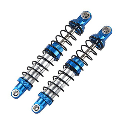 4Pcs ShareGoo Adjustable Metal Shock Absorber 70/80/90/100/110/120mm Damper Compatible with Traxxas TRX4 TRX6 G63 Axial SCX10 D90 90046 AXI03007 1/10 RC Rock Crawler (80mm Hole Distance) - size: 80mm Hole Distance