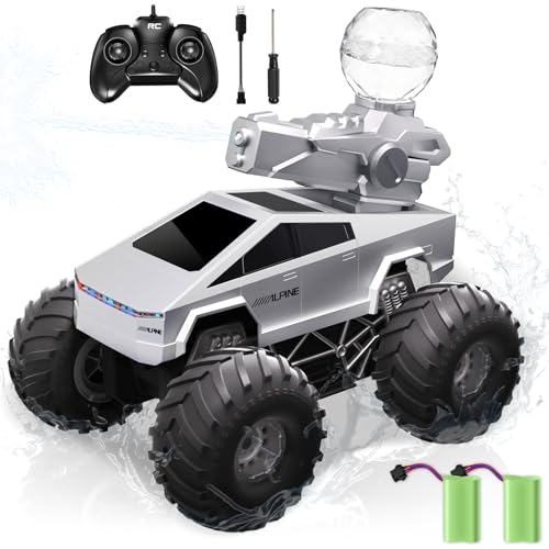Amphibious Remote Control Car 1:16 All Terrain Off Road RC Monster Truck | 4WD Waterproof RC Truck 2.4GHz RC Car Toys, Kids Birthday Gift for Boys Girls Age 5+ - size: 1:16 RC Car (Amphibious)