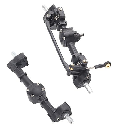 HERCHR RC Front Rear Axle Gear Box, Metal Bridge Axle Gear Box Professional Diff Housing Upgrade Parts for C14 C24 C34 C44 B14 B24 1/16 RC Car