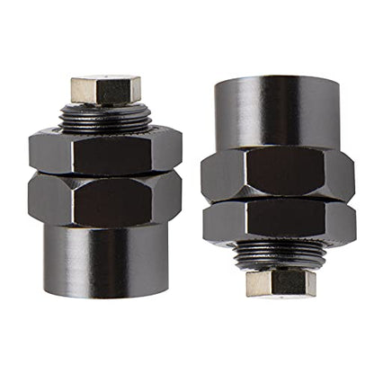 Aluminum Alloy 12mm to 17mm Wheel Hex Drive Hub Adapter Conversion 15mm Offset Extension for 1/10 Off-Road RC Car Monster Truck (Titanium) - color: Titanium