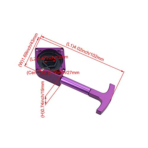 Purple R020 18 RC Replacement for Nitro Engine Alloy Pull Starter Recoil Start for Model CAR Universal Upgrade Parts
