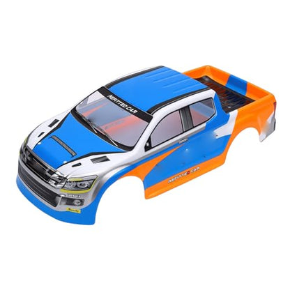 RC Car Body Shell 1/10 Scale Universal Painted Precut Modification 26cm Wheelbase for Pickup Truck (Blue) - color: Blue
