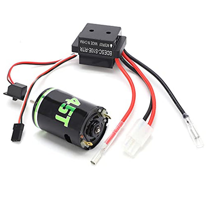VGEBY RC Motor 540 Brushed Motor 320A ESC Combo Set for SCX10 / TRX4 D90 / / GEN8 RC Crawler - color: 45T