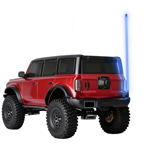 Flexible LED RC Antenna Light, Cuttable RC Antenna Tube with LED Strip Whip Lights, Easy Plug-and-Play, Illuminated RC Glow Antenna for RC Cars Boats Night Racing, Ice Blue - color: Ice Blue