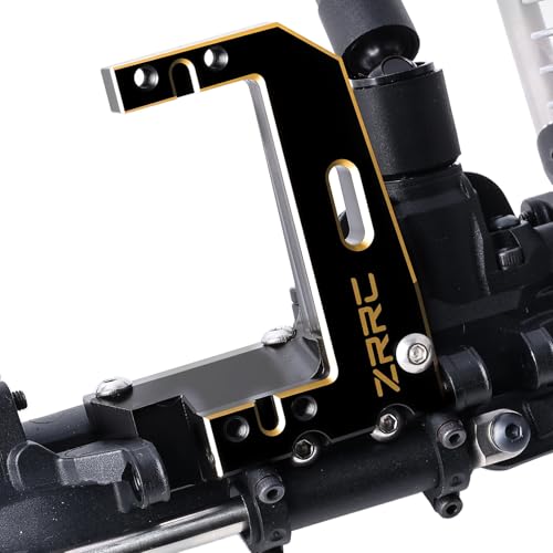 Brass RC Servo Mount 77g for Vanquish VP H10 Optic Sparco Yokohama RTR 1/10 RC Crawler Parts, Heavy Weight CNC Brass Servo Holder, Replacement for Vanquish H10 Front Axle Servo Mount VPS08813 - style: Brass RC Servo Mount for H10 Optic Axle