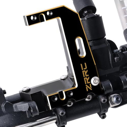 Brass RC Servo Mount 77g for Vanquish VP H10 Optic Sparco Yokohama RTR 1/10 RC Crawler Parts, Heavy Weight CNC Brass Servo Holder, Replacement for Vanquish H10 Front Axle Servo Mount VPS08813 - style: Brass RC Servo Mount for H10 Optic Axle