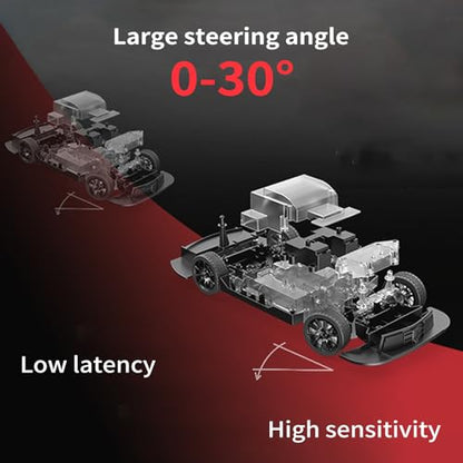 1:16 Scale RC Drift Car, 30KM/H 4WD 2.4GHz Remote Control Cars with LED Light, Racing and 4 Drifting Wheels, 3 Rechargeable Batteries, Perfect Toy Gift for Teen Adults White - color: White, size: 3 battery