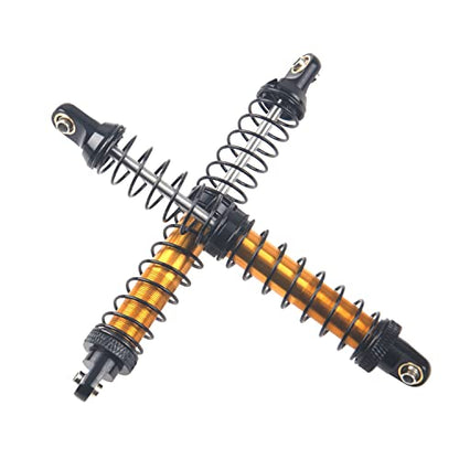4Pcs ShareGoo Metal Shock Absorber 70/80/90/100/110/120mm Damper Compatible with Tamiya CC01 Traxxas TRX4 Axial SCX10 D90 D110 RR10 1/10 RC Crawler Car (110mm Hole Distance) - size: 110mm Hole Distance