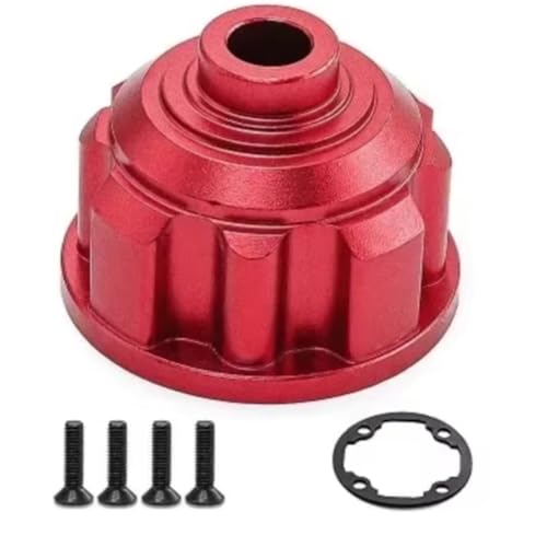 RC Cars Parts For Traxxas For Maxx 2.0 Maxxslash 1/10 Aluminium 7075 Front/Rear Diff Case Rc Car Monster Truck-89076-4 Part(Red) - color: Red