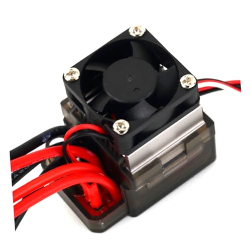Mikinona 7.2-16v Esc for Rc 320a Brushed Controller Cooling Fan Brake Heat Sink Easy Operation