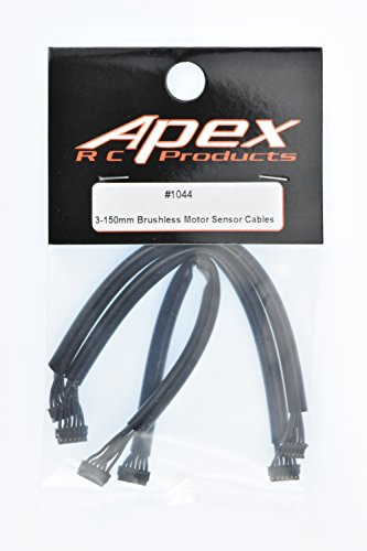 150mm Silicone Brushless Motor Sensor Wire Cable - 3 Pack #1044