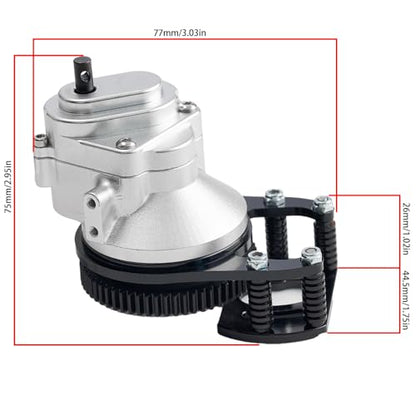 RC D90 Single Speed Transmission Gearbox,Aluminium Alloy RC Chassis,Suit for Gelande II FJ40 G2 D90 TF2 1/10 RC Crawler Upgrade Parts (Transmission)