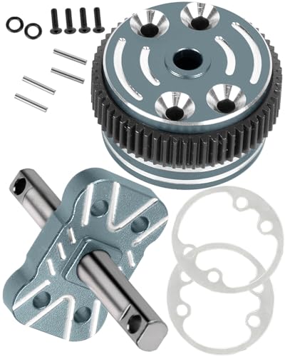 RC Differential Locker Spool Diff Case Mounts & Differential Case Upgrades Part for 1/10 Slash 2WD VXL/Stampede 2WD VXL XL-5/Rustler 2WD VXL XL-5/Bandit 2WD VXL,Titanium - color: Titanium - (Upgrades Part)