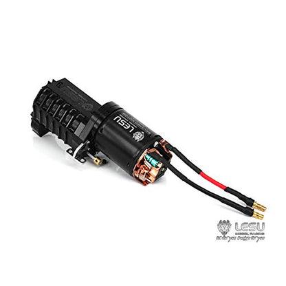 Lesu 3-Grade Gearbox D Transmission Motor for 1/14 Rc Tractor Trailer Truck,Compatible with DIY Tamiya Model - size: F-5021-D