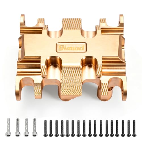 Brass Skid Plate for SCX30 RC Crawler Upgrade Parts RC Car Skid Plate for 1/30 Scale RC Crawler-20g - color: Brass