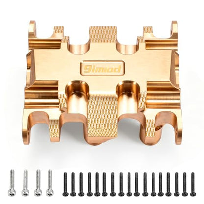 Brass Skid Plate for SCX30 RC Crawler Upgrade Parts RC Car Skid Plate for 1/30 Scale RC Crawler-20g - color: Brass