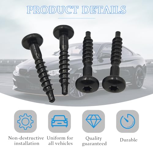 10PCS Car Air Box Screws, Vehicle Air Box Cleaner Intake Retainer Bolts, Automotive Filter Fastener Screws Replaces OEM#11611199, Compatible with Enclave Escalade Traverse - size: 10PCS