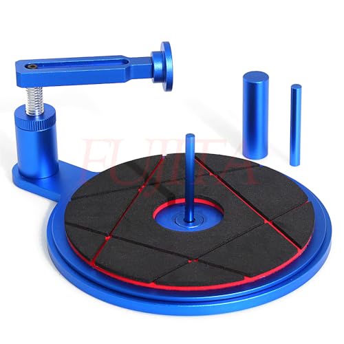 fujita RC Car Wheel Tire Cementing Helper Tool Rubber Tire Mounting Glue Tools for 1/8 1/10 1/12 1/16 1/18 RC Car Multi-Function tyre Gluing aid (Blue) - color: Blue