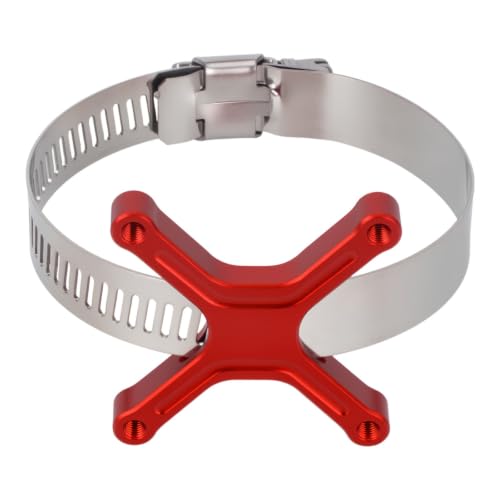 Aluminum 40x40mm RC Cooling Fan Adjustable Mount Bracket, Compatible with 35/43/48/49mm Motors, for 1/5 1/7 1/10 RC Car Truck Buggy Heat Sink Radiator Upgrade Parts (48 49 Red) - color: 48 49 Red