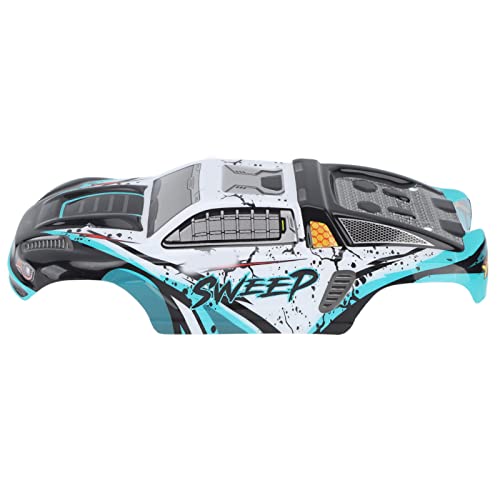 SIXRUN RC Car Body Shell PVC Spare Parts High Impact Car Body Shell Frame for SCY 16101PRO 1/16 RC Cars Car Toy Body Shell Remote (Cyan) - color: Cyan