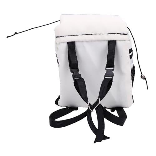 Yctze RC Simulation Backpack, Oxford Cloth Storage Bag, Stickers Backpack with Customization, Ideal for SCX10, 1/8 & 1/10 Scale RC Crawlers (White) - color: White