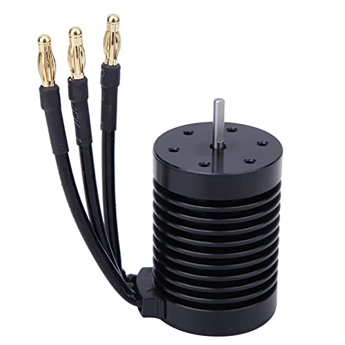 Sensorless Brushless Motor, 4370KV 1/10 RC Accessory for Surpass F540, 4 Pole RC Motor for Cars Trucks, High RPM
