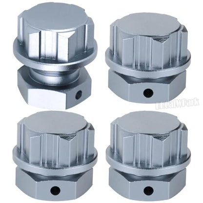 RC Upgrades Part for 1/5 KRATON 8S BLX/Outcast 8S BLX,Alloy Wheel Hex Hop Ups,Titanium